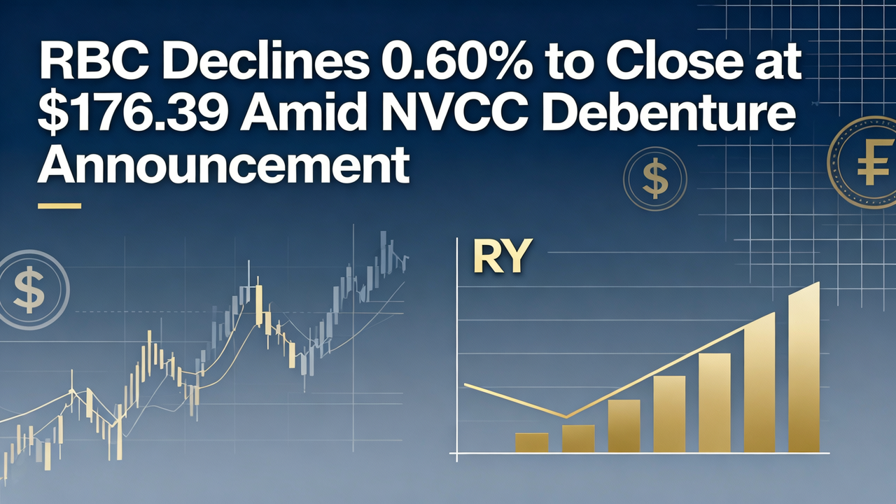 RBC Declines 0.60% to Close at $176.39 Amid NVCC Debenture Announcement