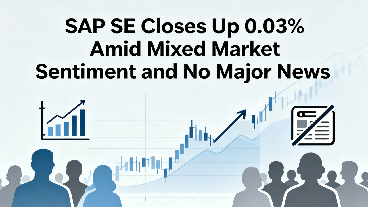 SAP SE Closes Up 0.03% Amid Mixed Market Sentiment and No Major News