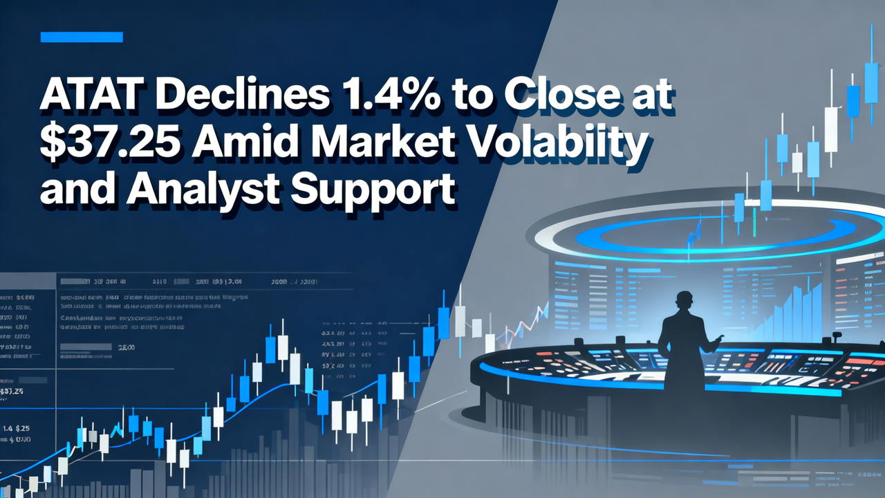 ATAT Declines 1.4% to Close at $37.25 Amid Market Volatility and Analyst Support