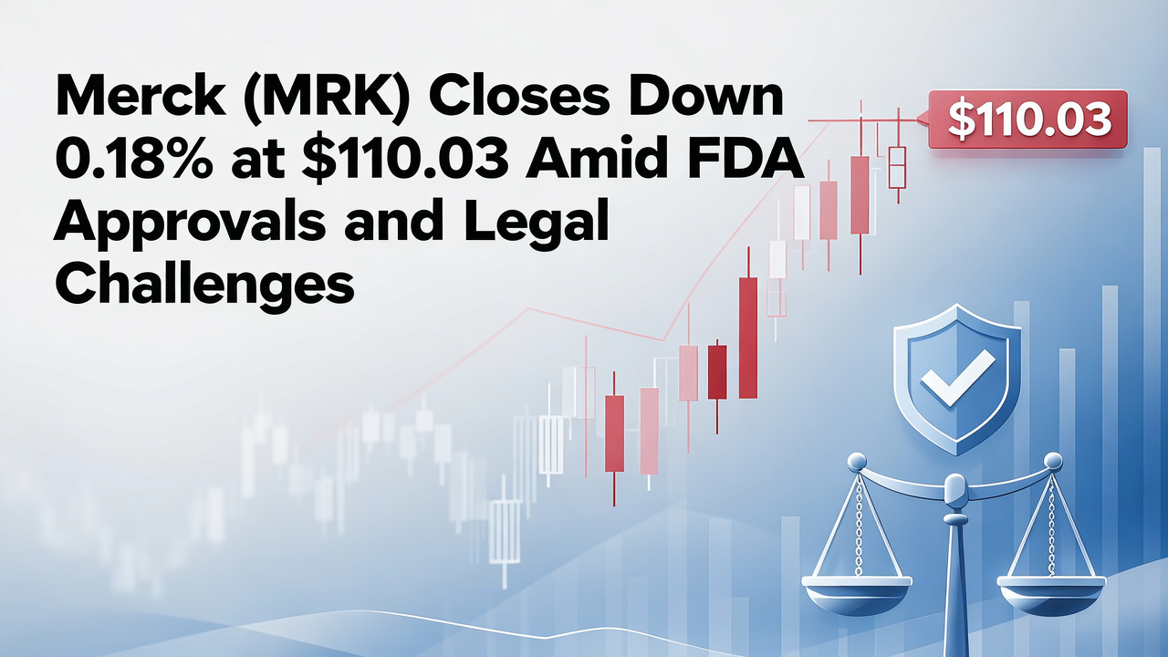 Merck (MRK) Closes Down 0.18% at $110.03 Amid FDA Approvals and Legal Challenges