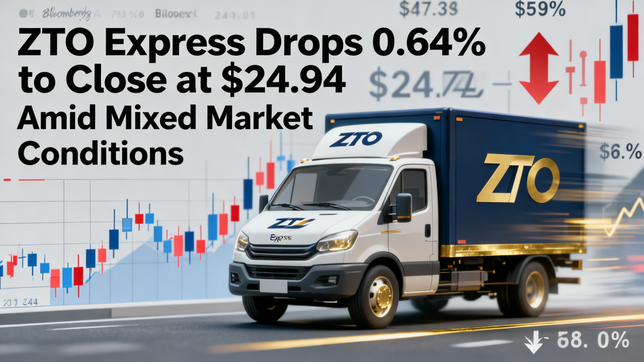 ZTO Express Drops 0.64% to Close at $24.94 Amid Mixed Market Conditions