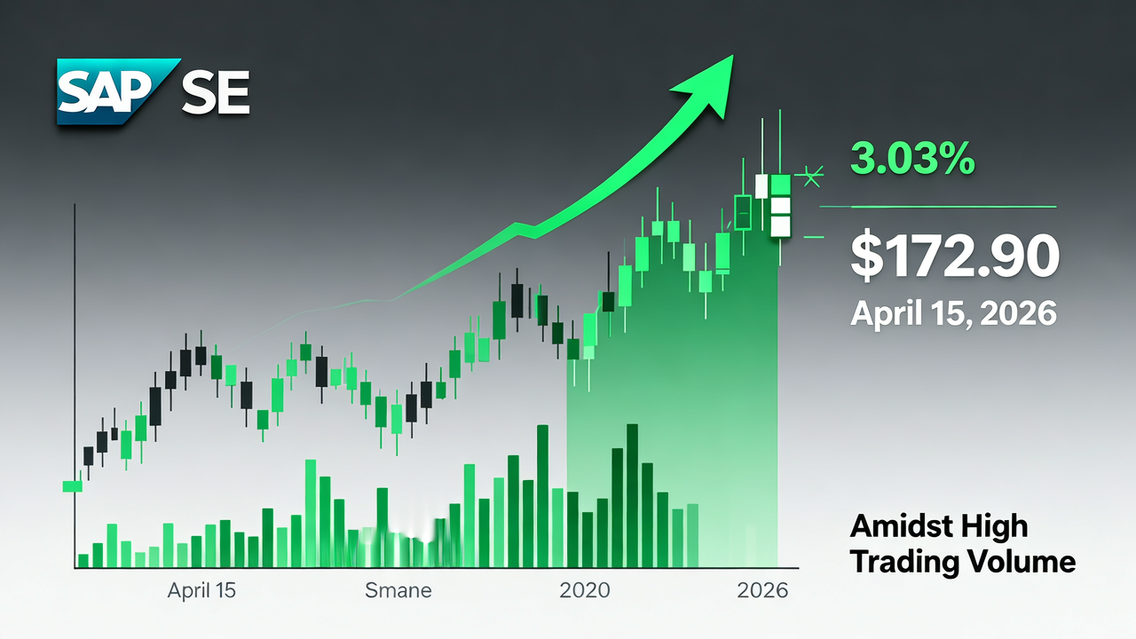 SAP SE Soars 3.03% on April 15, 2026, Closing at $172.90 Amidst High Trading Volume