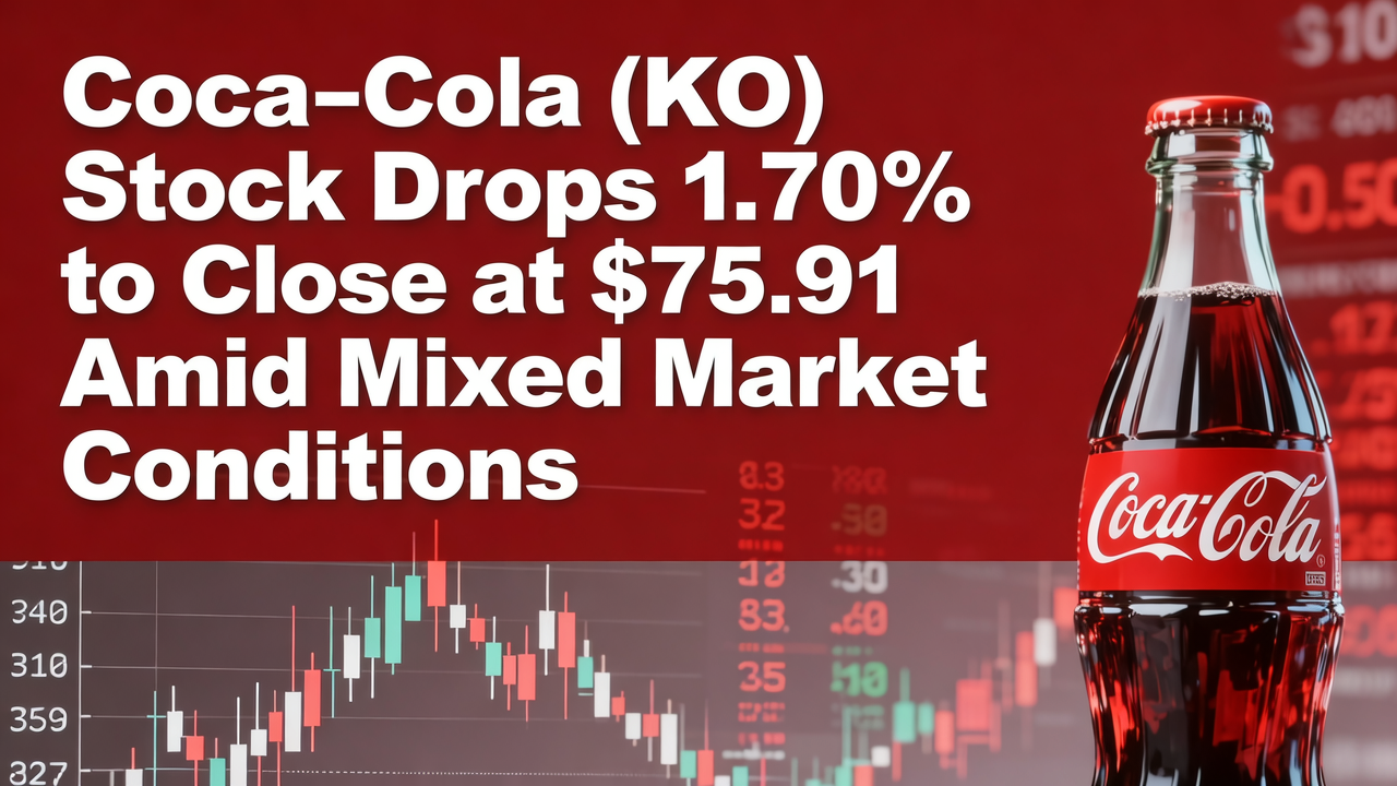 Coca-Cola (KO) Stock Drops 1.70% to Close at $75.91 Amid Mixed Market Conditions