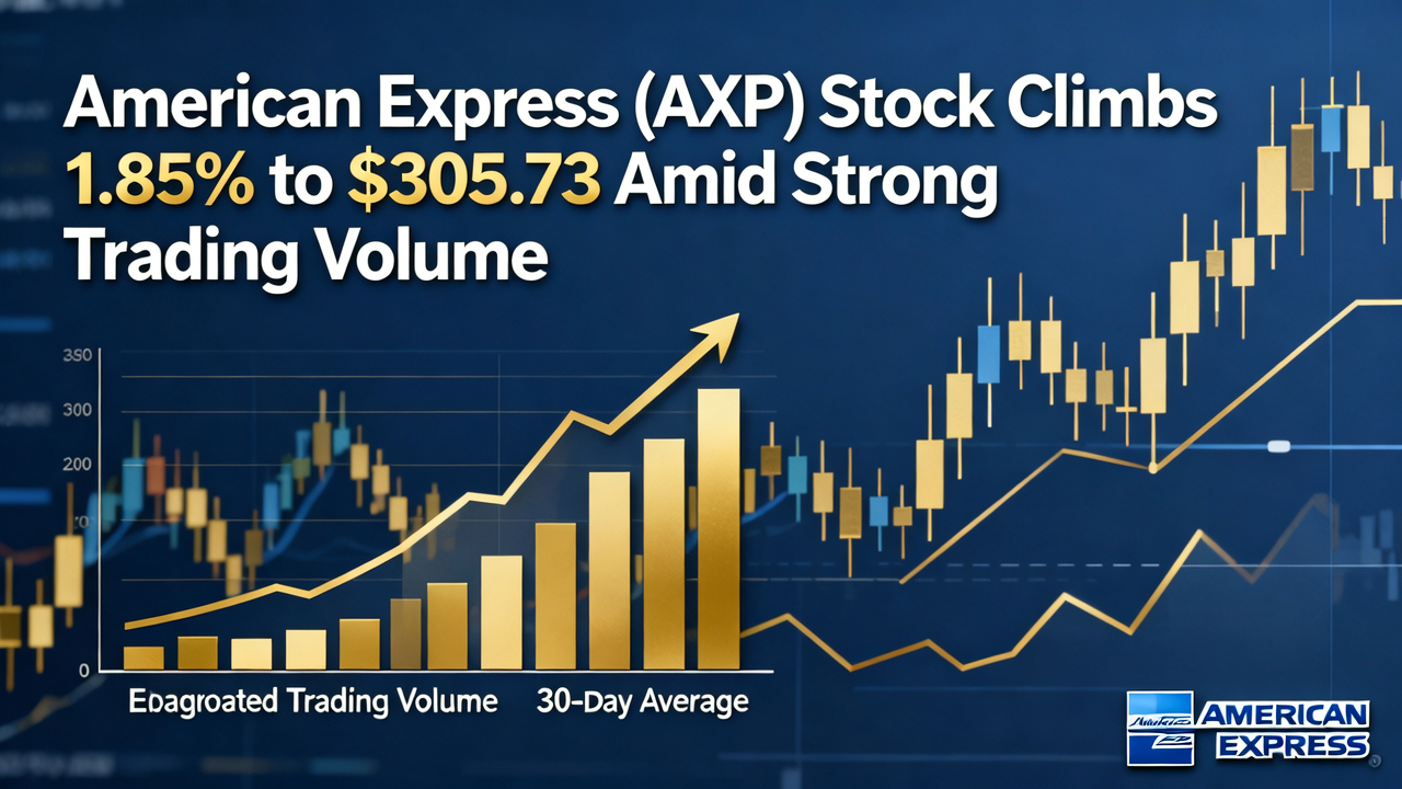 American Express (AXP) Stock Climbs 1.85% to $305.73 Amid Strong Trading Volume