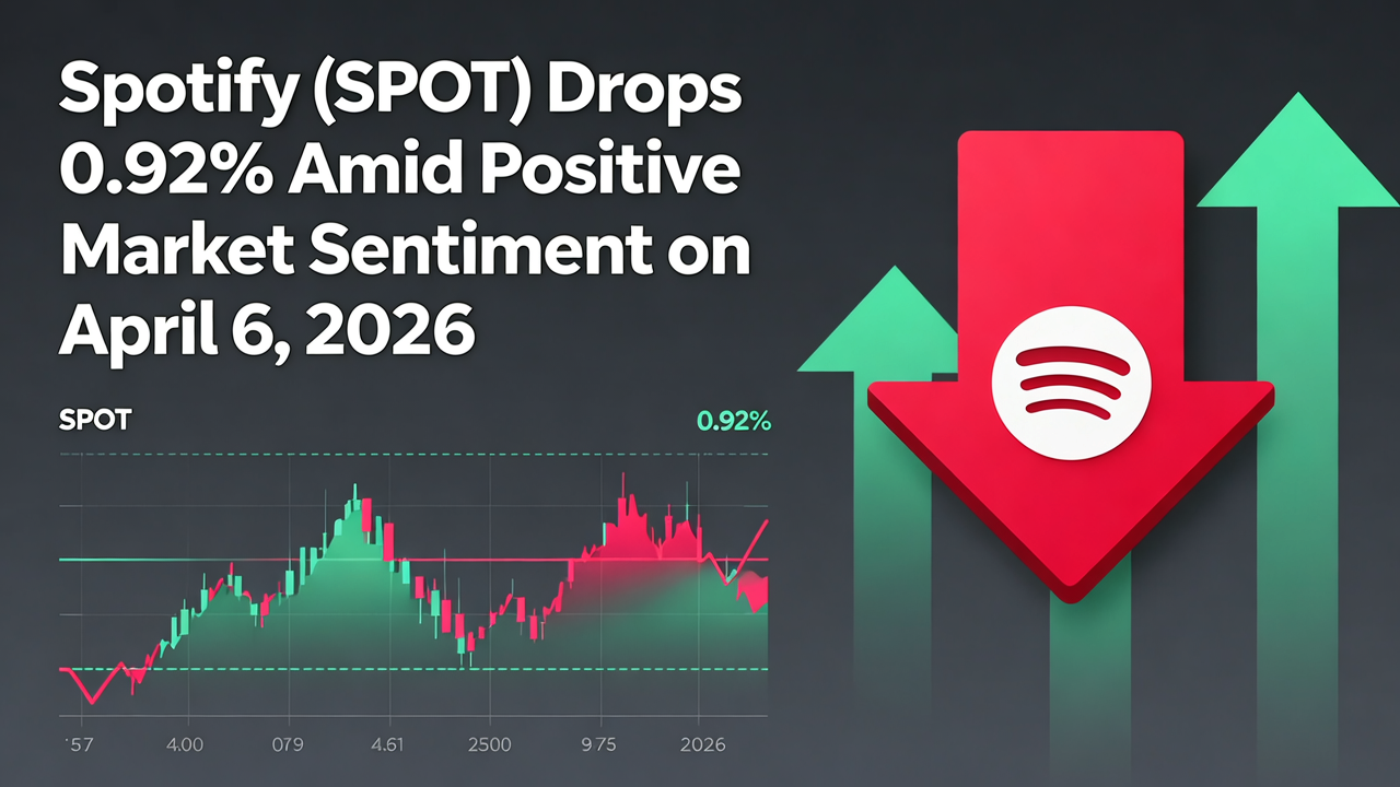 Spotify (SPOT) Drops 0.92% Amid Positive Market Sentiment on April 6, 2026