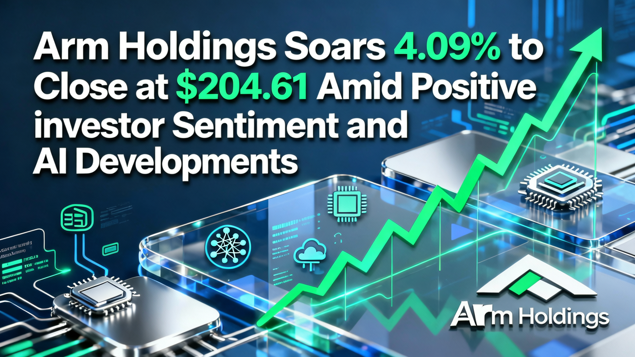 Arm Holdings Soars 4.09% to Close at $204.61 Amid Positive Investor Sentiment and AI Developments