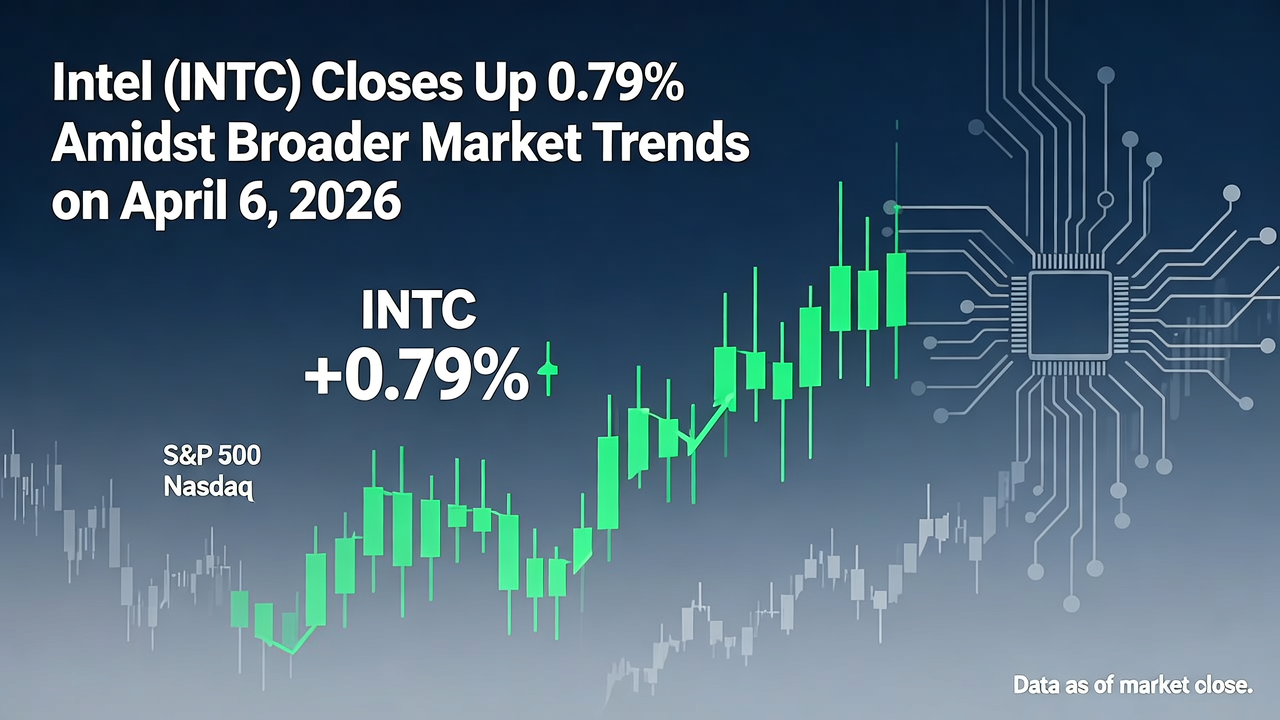 Intel (INTC) Closes Up 0.79% Amidst Broader Market Trends on April 6, 2026