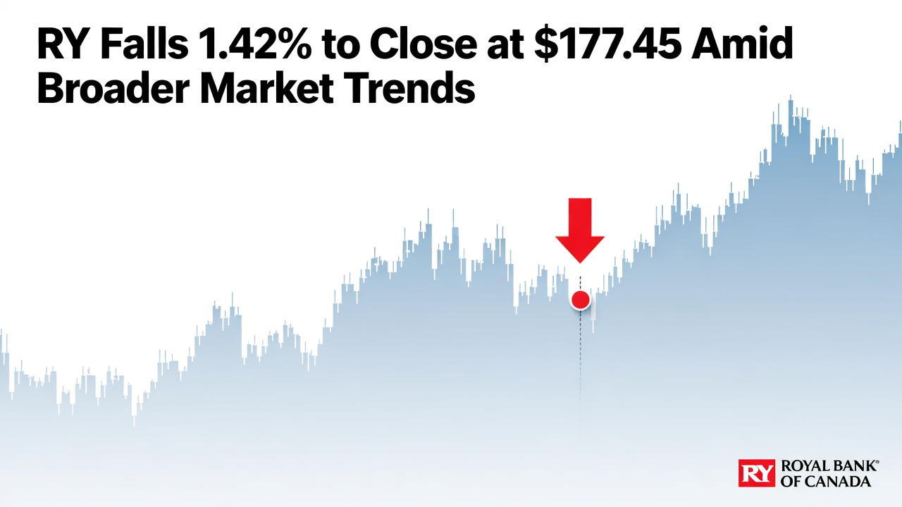 RY Falls 1.42% to Close at $177.45 Amid Broader Market Trends
