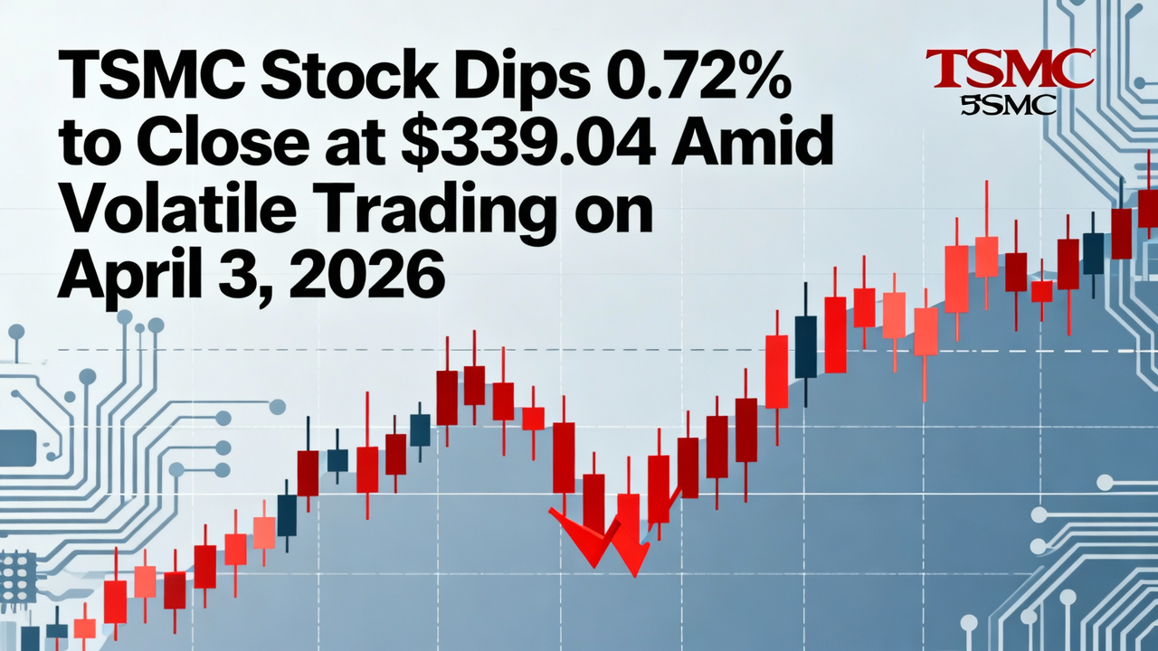 TSMC Stock Dips 0.72% to Close at $339.04 Amid Volatile Trading on April 3, 2026