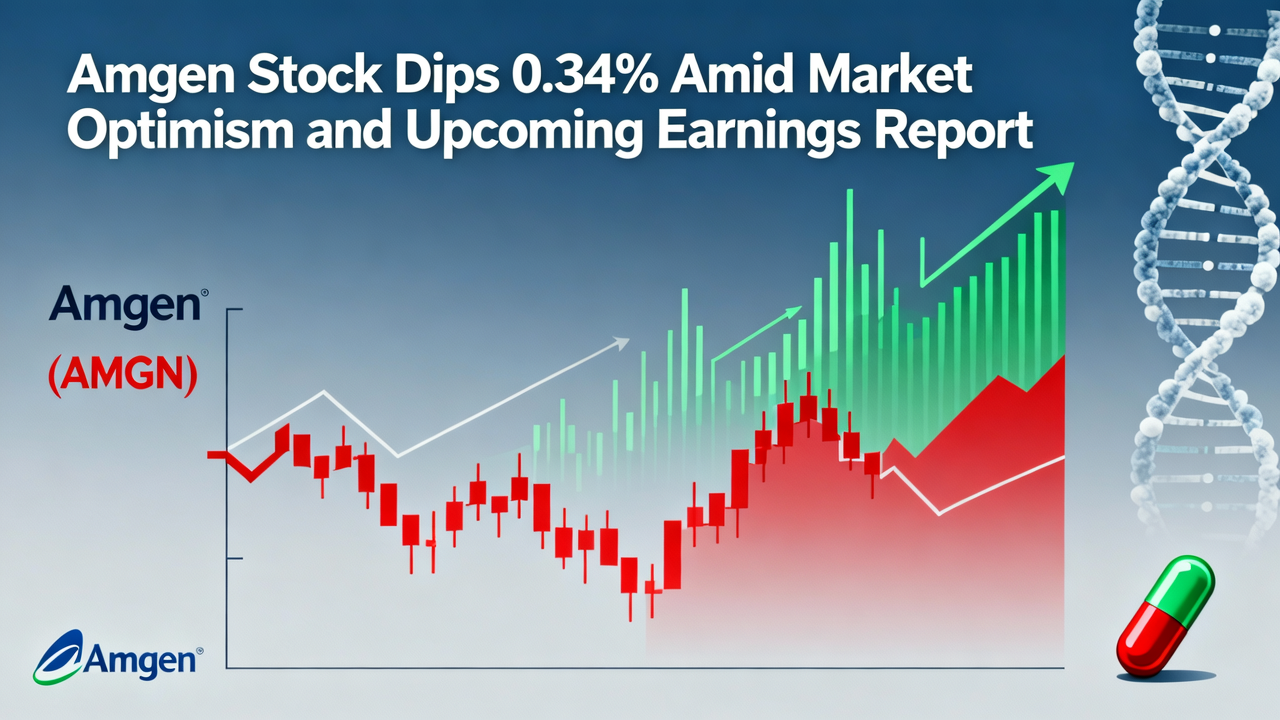 Amgen Stock Dips 0.34% Amid Market Optimism and Upcoming Earnings Report
