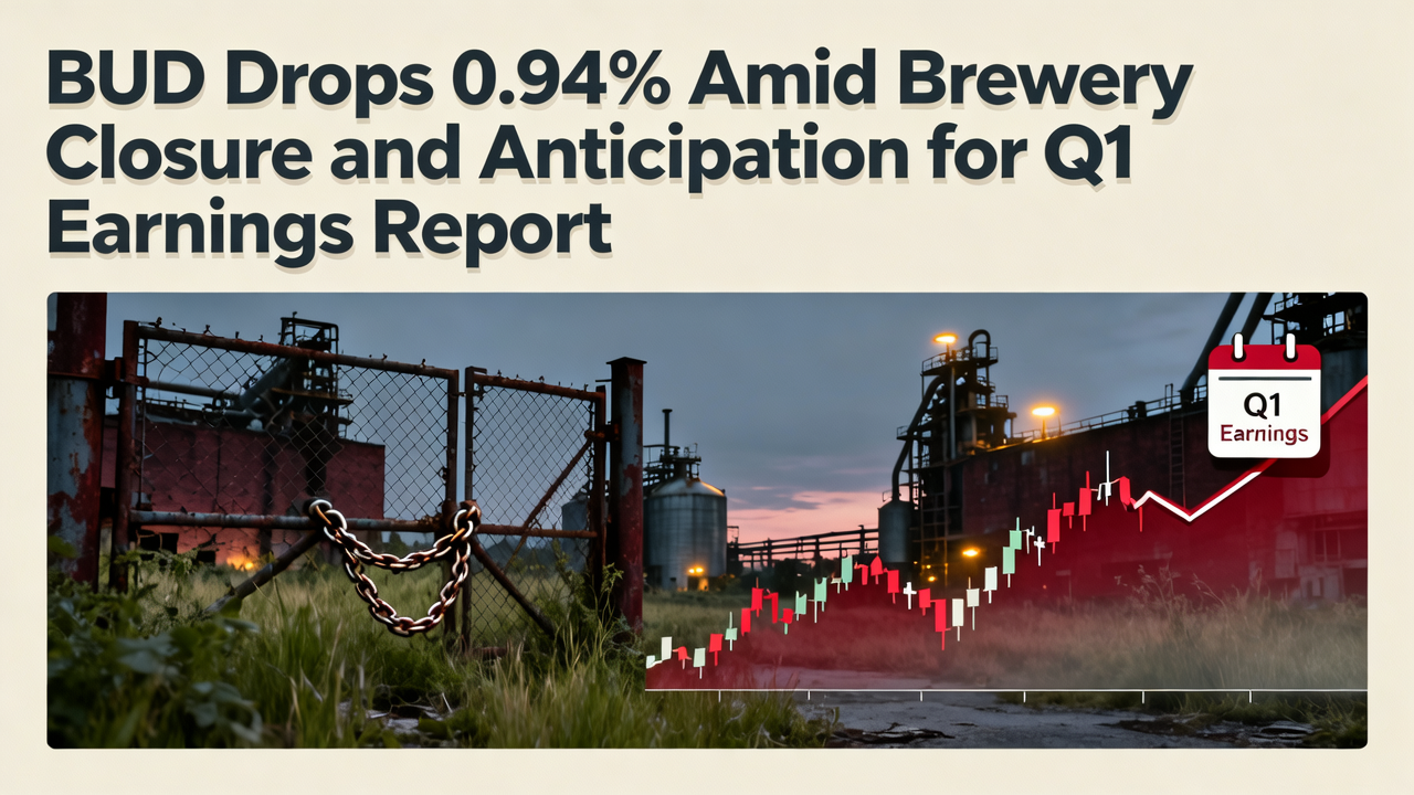 BUD Drops 0.94% Amid Brewery Closure and Anticipation for Q1 Earnings Report