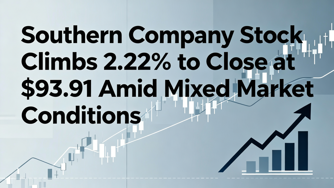 Southern Company Stock Climbs 2.22% to Close at $93.91 Amid Mixed Market Conditions