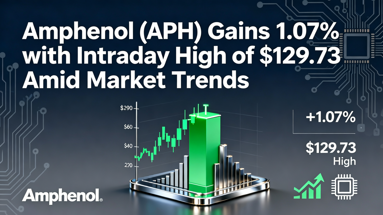 Amphenol (APH) Gains 1.07% with Intraday High of $129.73 Amid Market Trends