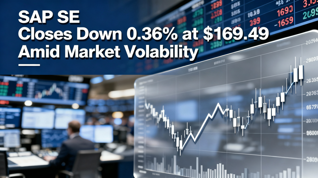SAP SE Closes Down 0.36% at $169.49 Amid Market Volatility