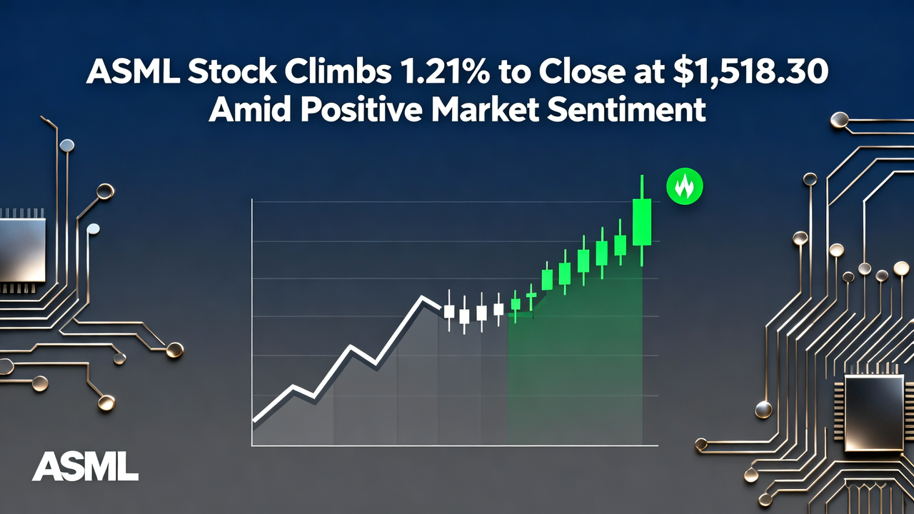 ASML Stock Climbs 1.21% to Close at $1,518.30 Amid Positive Market Sentiment