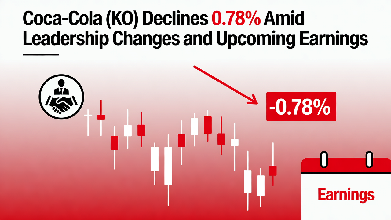 Coca-Cola (KO) Declines 0.78% Amid Leadership Changes and Upcoming Earnings