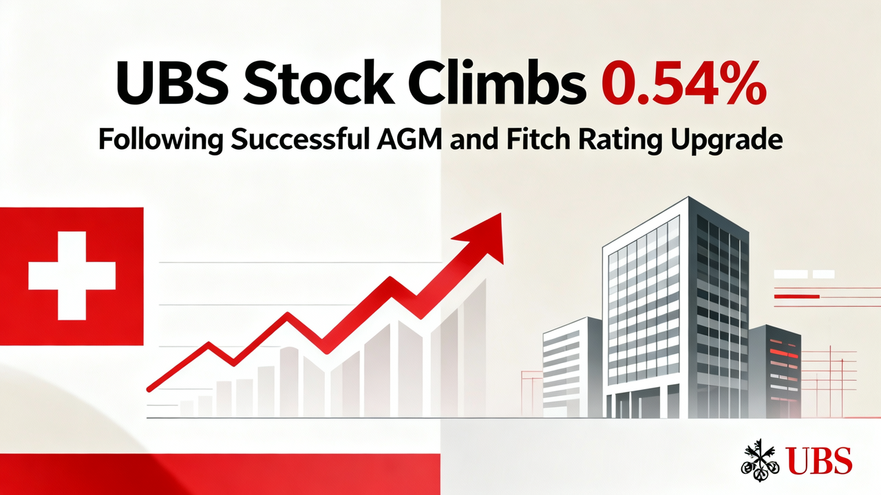 UBS Stock Climbs 0.54% Following Successful AGM and Fitch Rating Upgrade