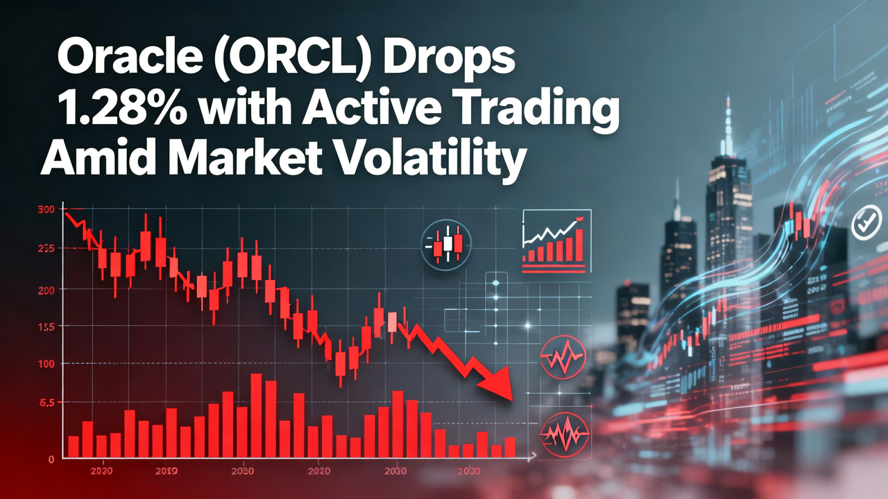 Oracle (ORCL) Drops 1.28% with Active Trading Amid Market Volatility