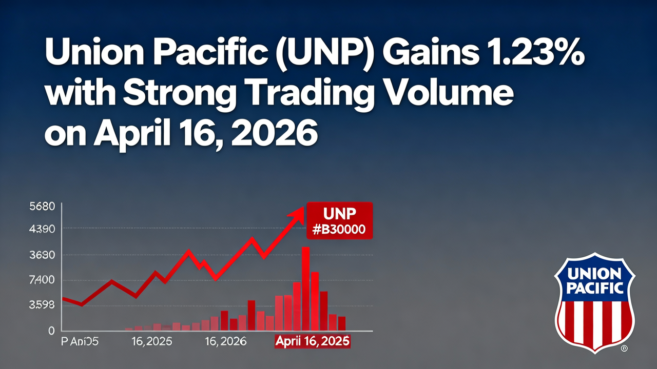 Union Pacific (UNP) Gains 1.23% with Strong Trading Volume on April 16, 2026
