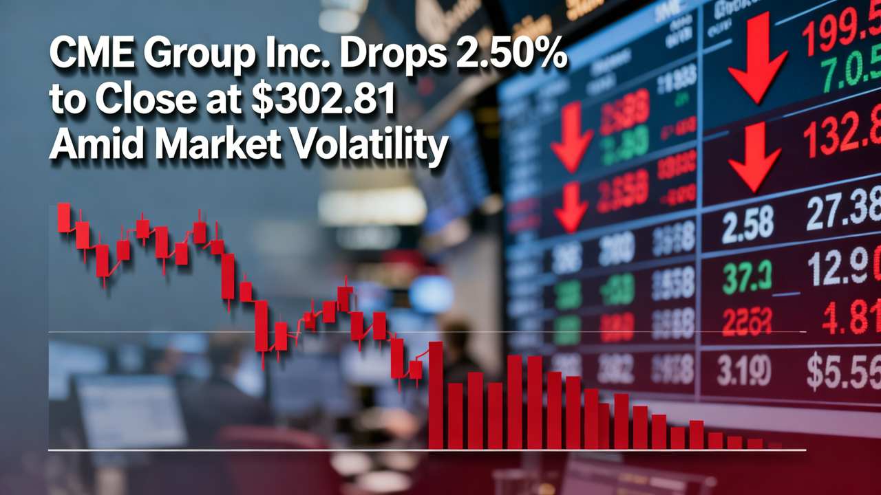 CME Group Inc. Drops 2.50% to Close at $302.81 Amid Market Volatility