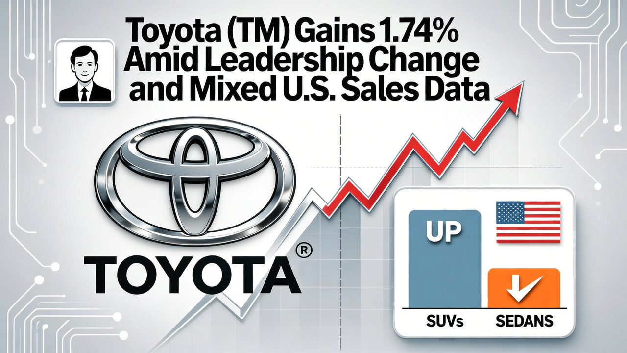 Toyota (TM) Gains 1.74% Amid Leadership Change and Mixed U.S. Sales Data