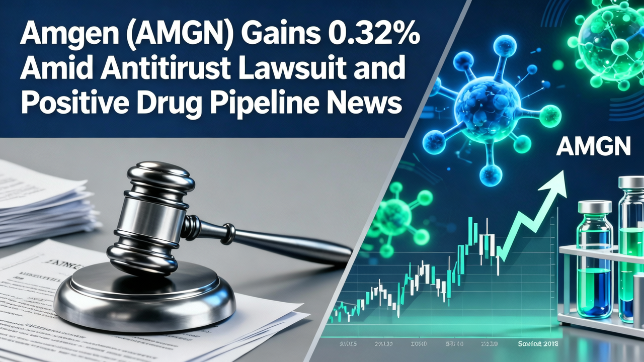 Amgen (AMGN) Gains 0.32% Amid Antitrust Lawsuit and Positive Drug Pipeline News