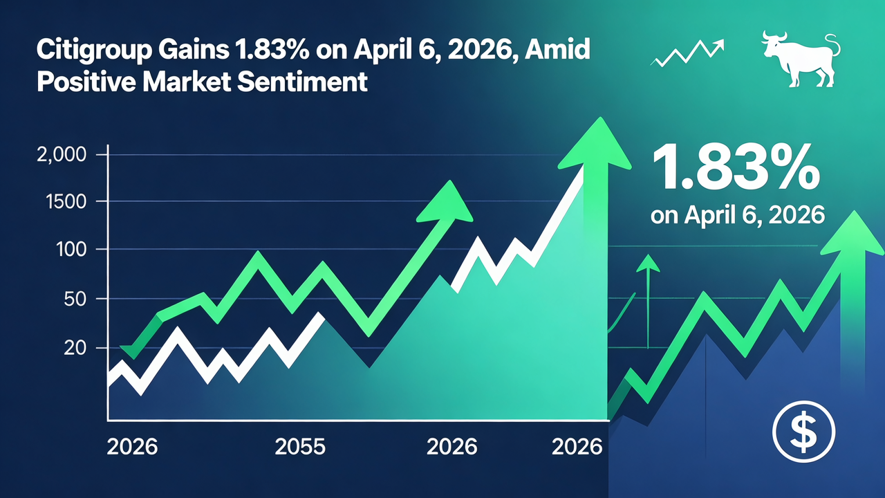 Citigroup Gains 1.83% on April 6, 2026, Amid Positive Market Sentiment