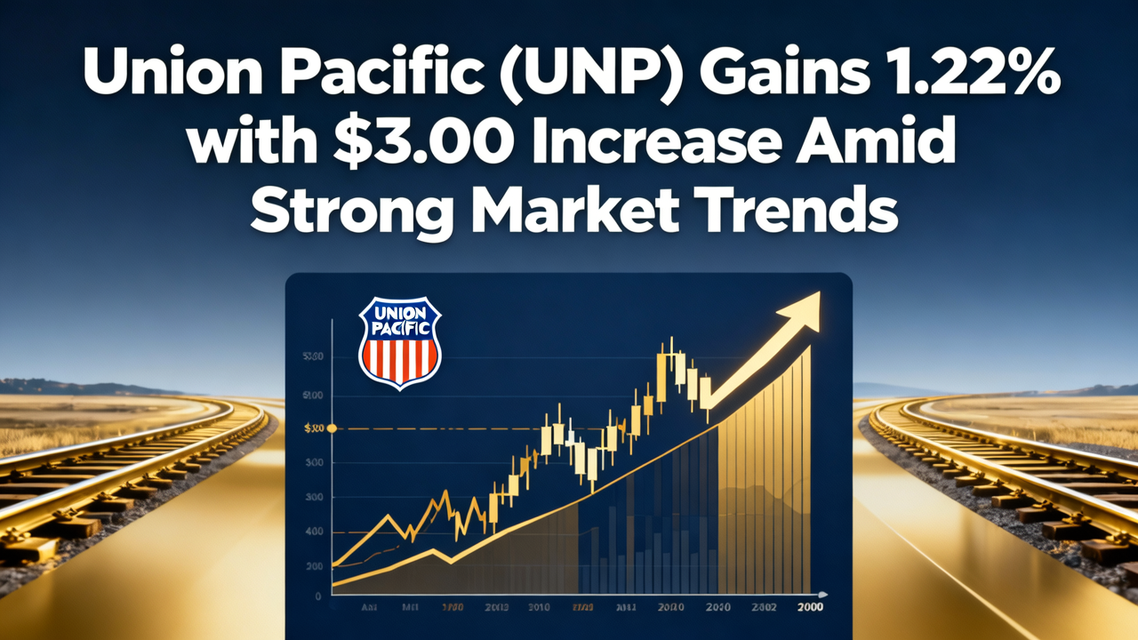 Union Pacific (UNP) Gains 1.22% with $3.00 Increase Amid Strong Market Trends
