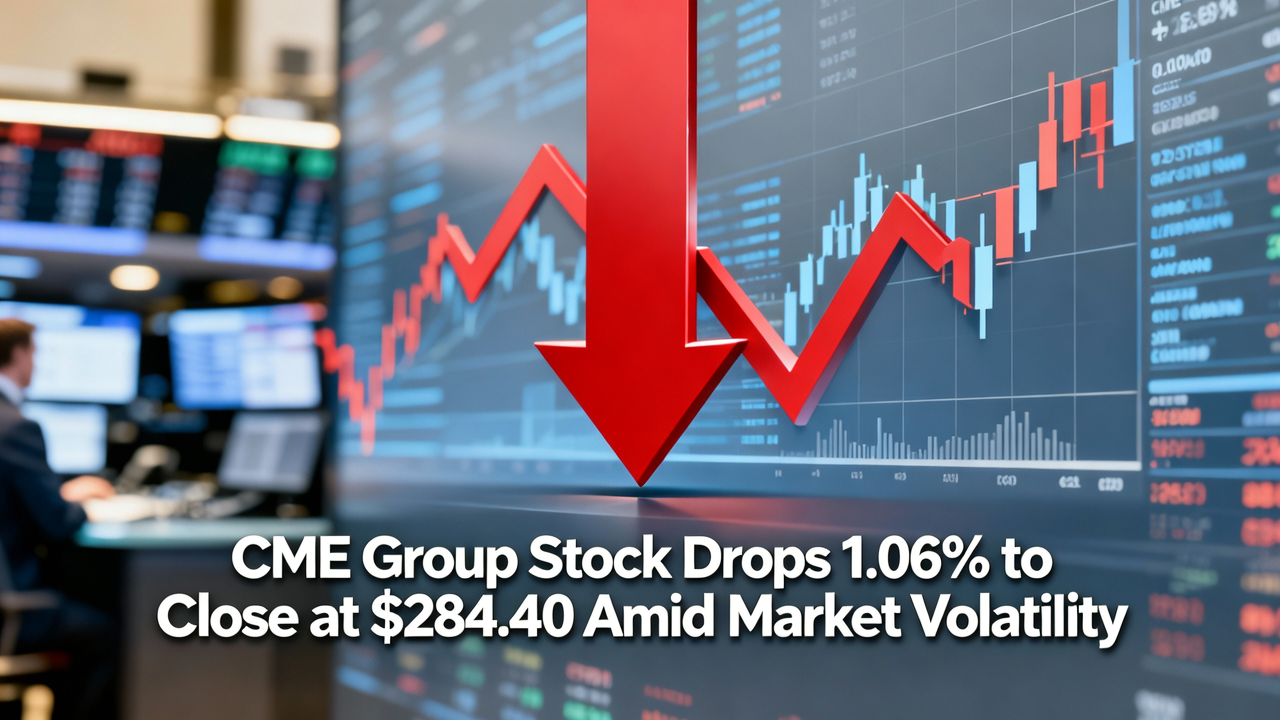 CME Group Stock Drops 1.06% to Close at $284.40 Amid Market Volatility