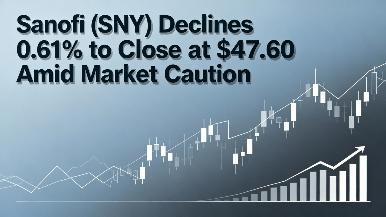 Sanofi (SNY) Declines 0.61% to Close at $47.60 Amid Market Caution