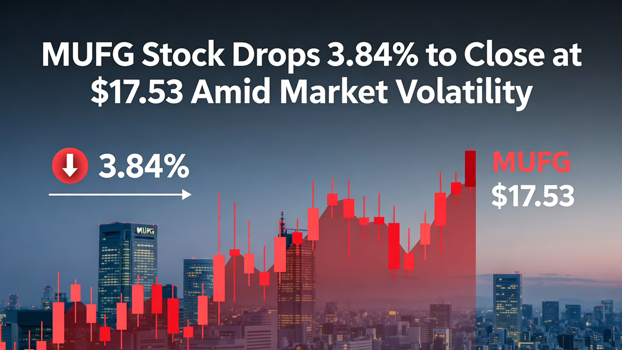 MUFG Stock Drops 3.84% to Close at $17.53 Amid Market Volatility