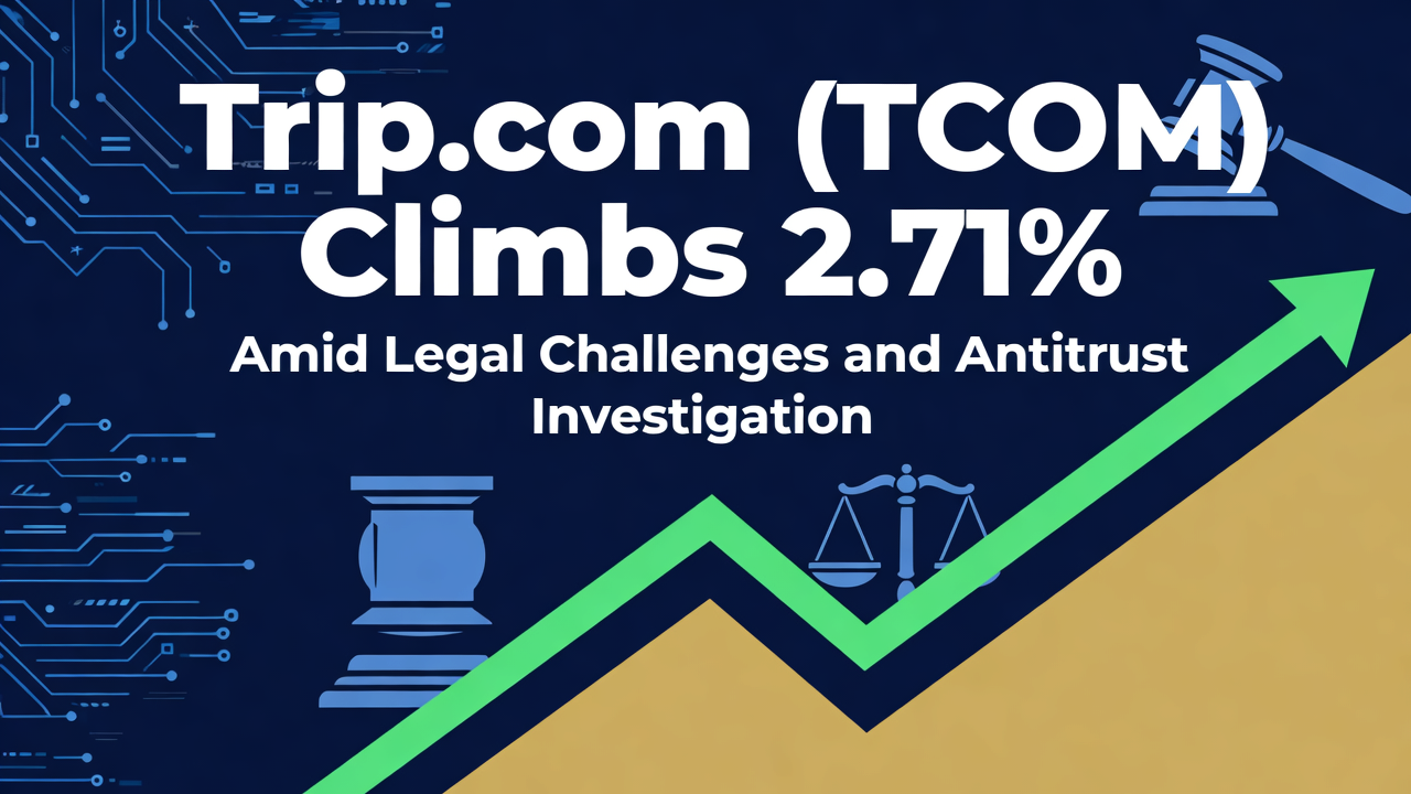 Trip.com (TCOM) Climbs 2.71% Amid Legal Challenges and Antitrust Investigation