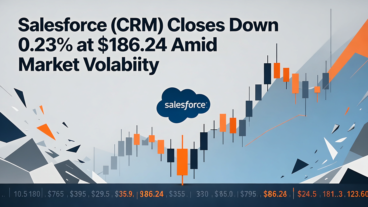 Salesforce (CRM) Closes Down 0.23% at $186.24 Amid Market Volatility