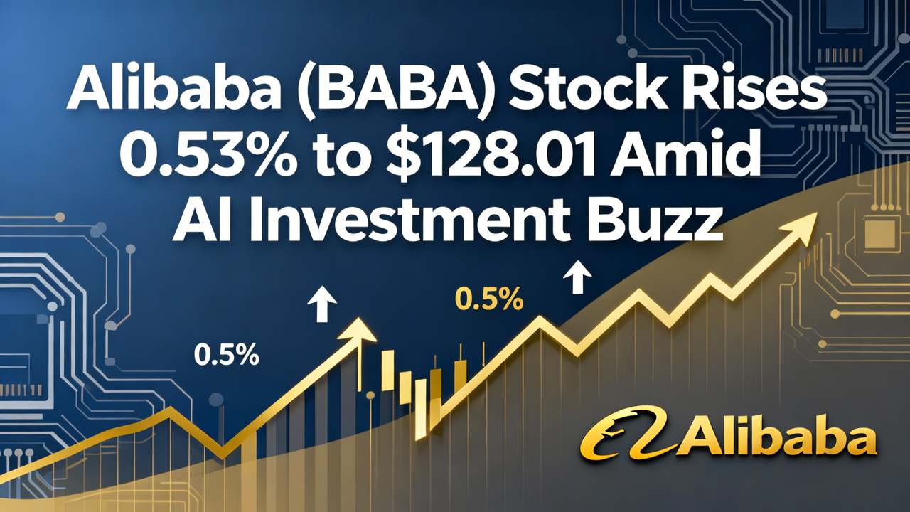 Alibaba (BABA) Stock Rises 0.53% to $128.01 Amid AI Investment Buzz