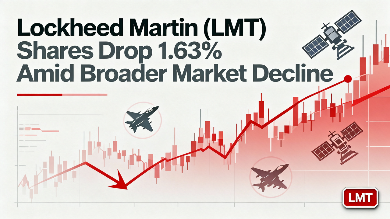 Lockheed Martin (LMT) Shares Drop 1.63% Amid Broader Market Decline