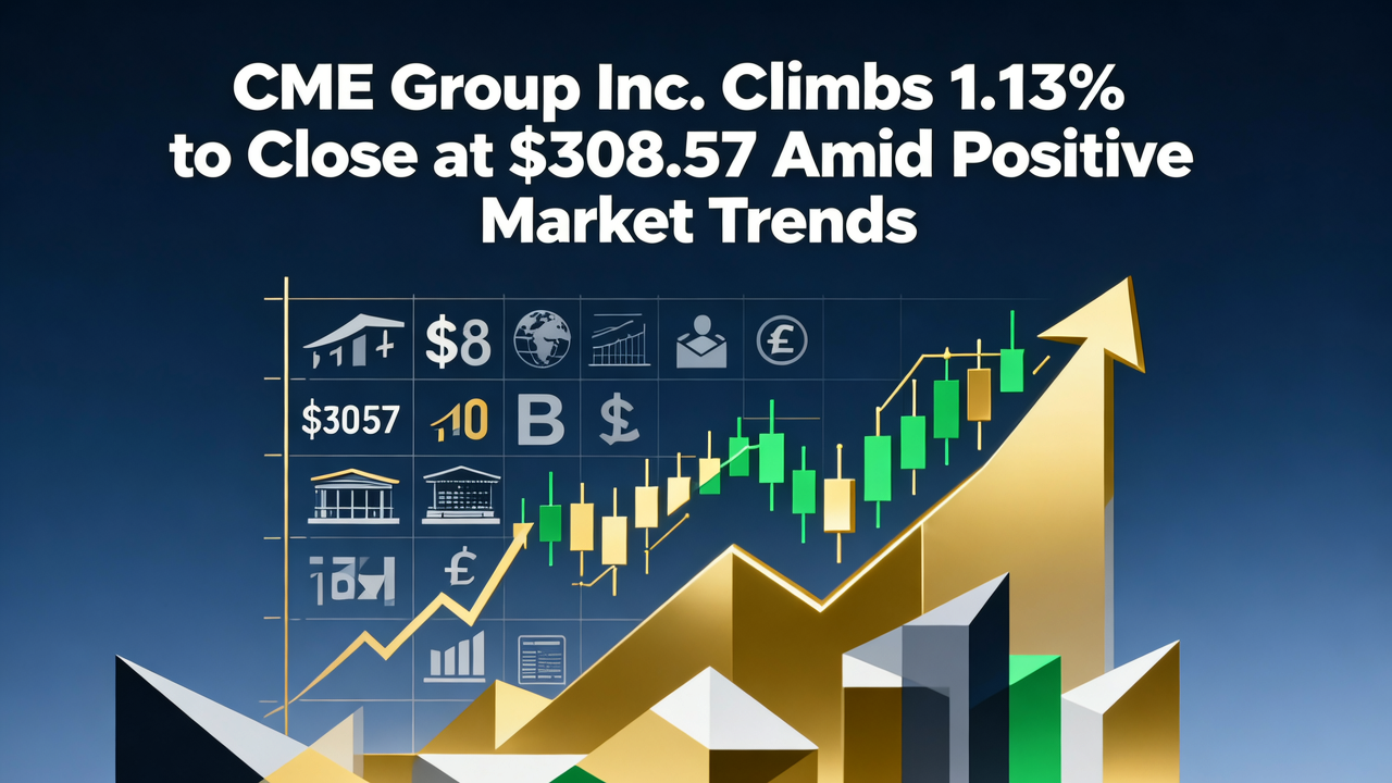 CME Group Inc. Climbs 1.13% to Close at $308.57 Amid Positive Market Trends