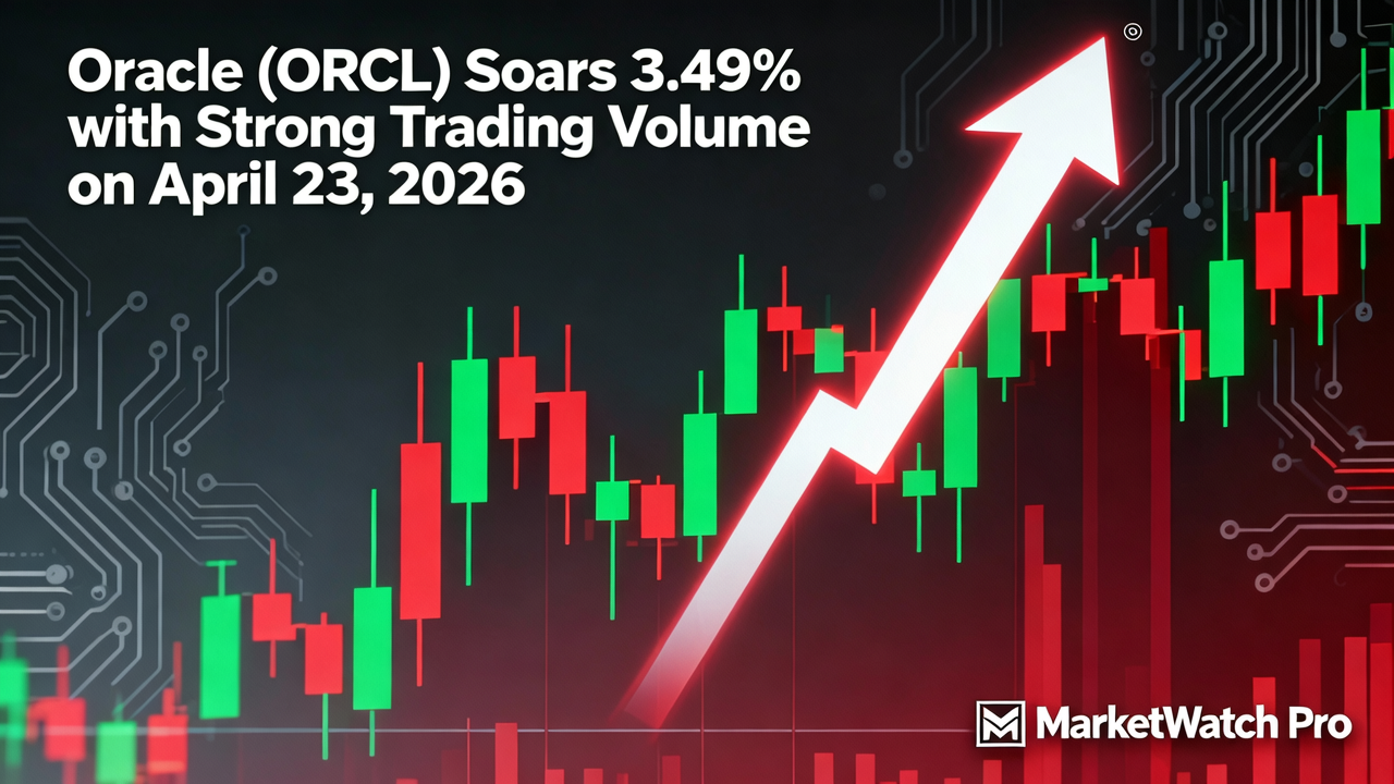 Oracle (ORCL) Soars 3.49% with Strong Trading Volume on April 23, 2026