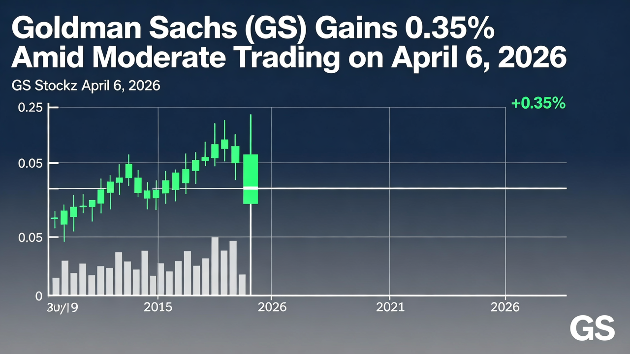 Goldman Sachs (GS) Gains 0.35% Amid Moderate Trading on April 6, 2026