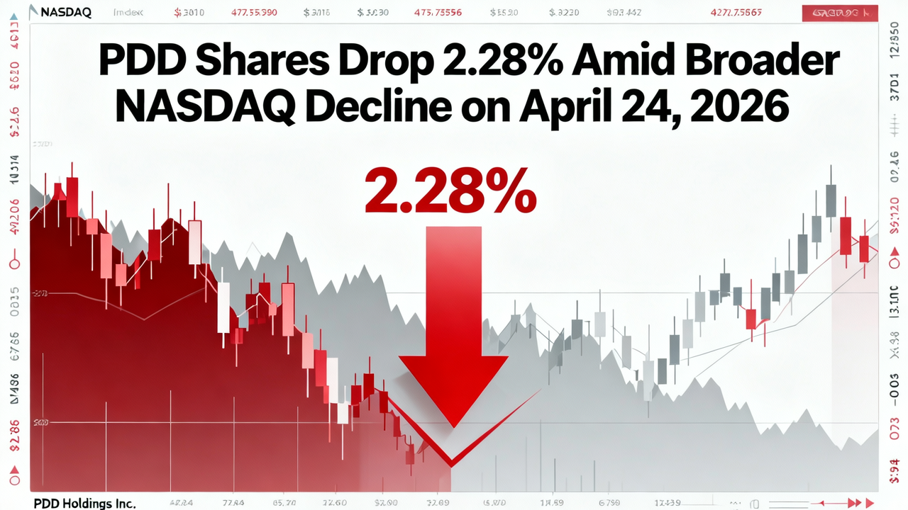 PDD Shares Drop 2.28% Amid Broader NASDAQ Decline on April 24, 2026