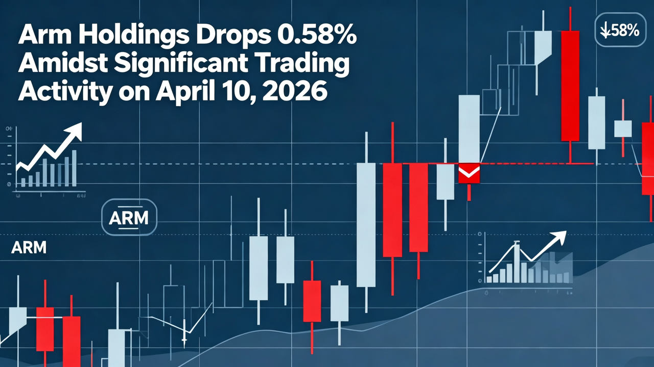 Arm Holdings Drops 0.58% Amidst Significant Trading Activity on April 10, 2026