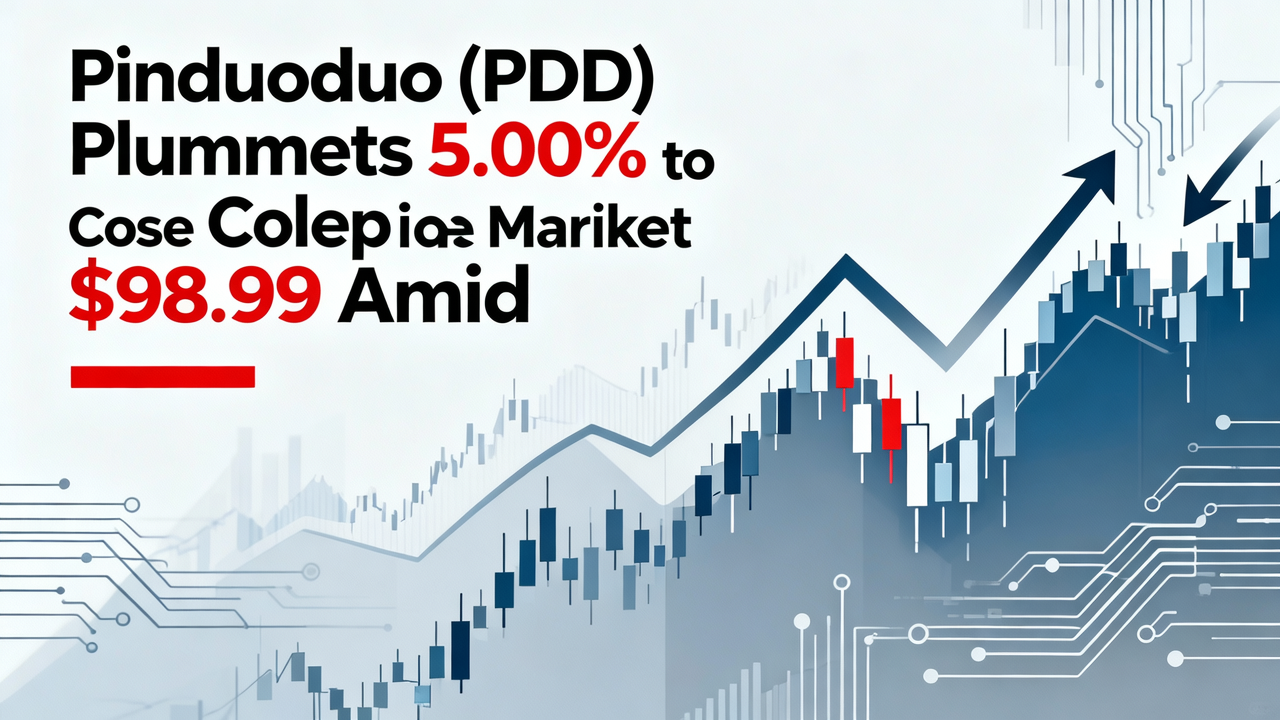 Pinduoduo (PDD) Plummets 5.00% to Close at $98.99 Amid Market Volatility