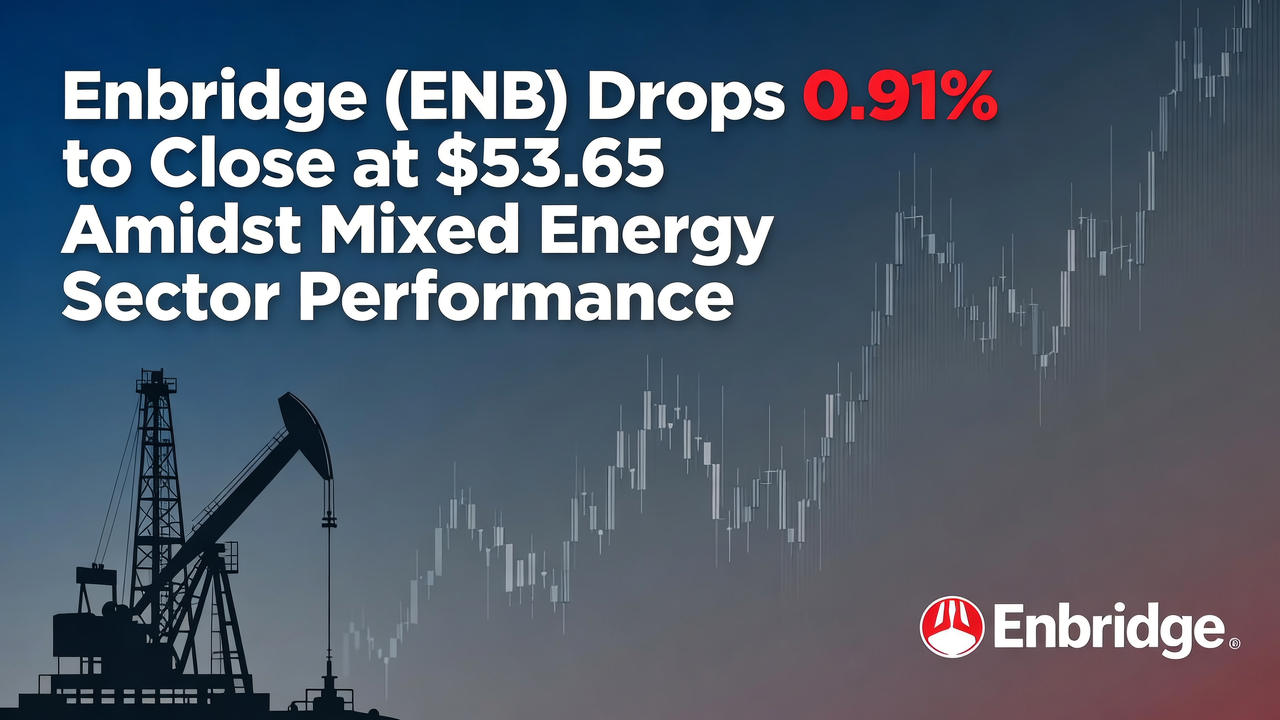 Enbridge (ENB) Drops 0.91% to Close at $53.65 Amidst Mixed Energy Sector Performance
