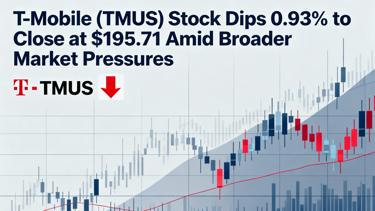 T-Mobile (TMUS) Stock Dips 0.93% to Close at $195.71 Amid Broader Market Pressures