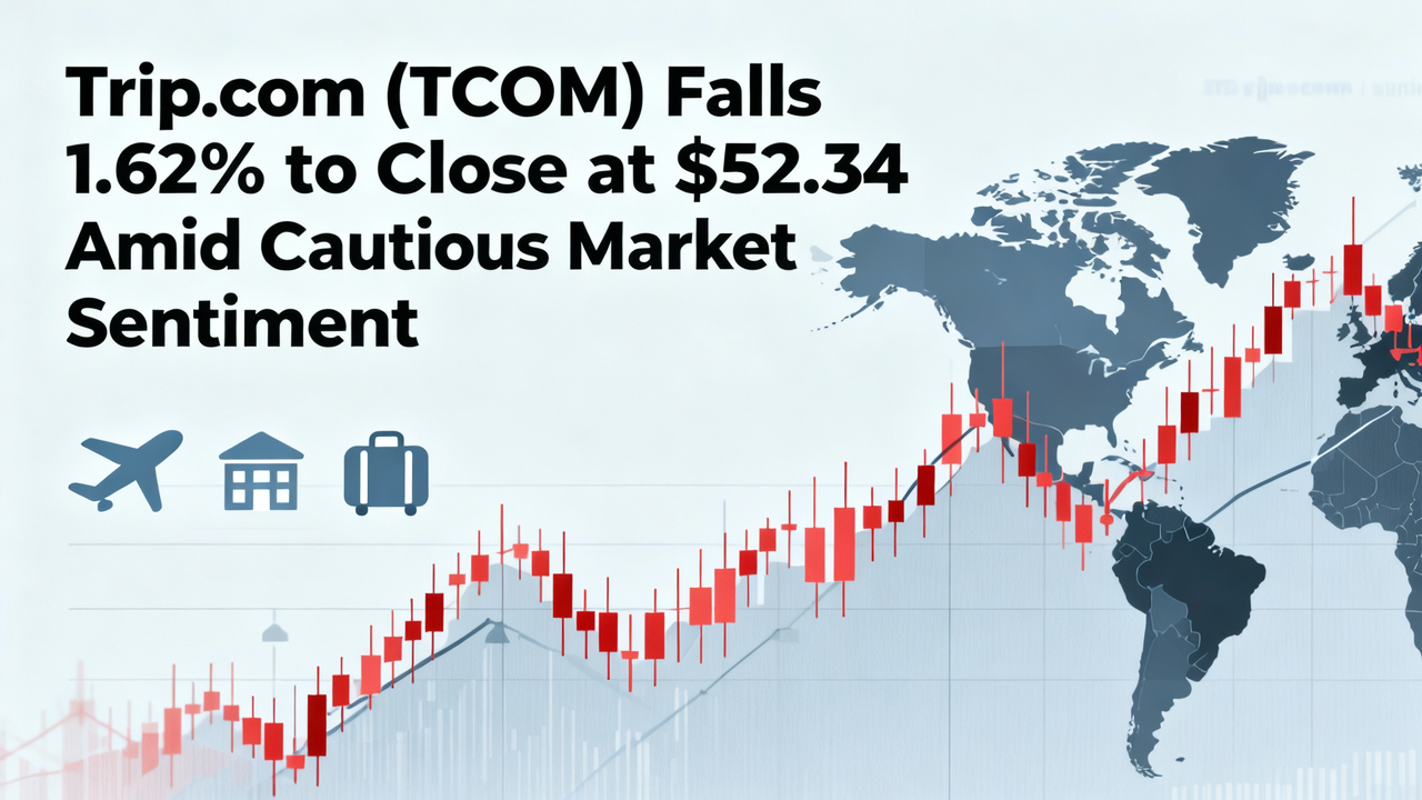 Trip.com (TCOM) Falls 1.62% to Close at $52.34 Amid Cautious Market Sentiment