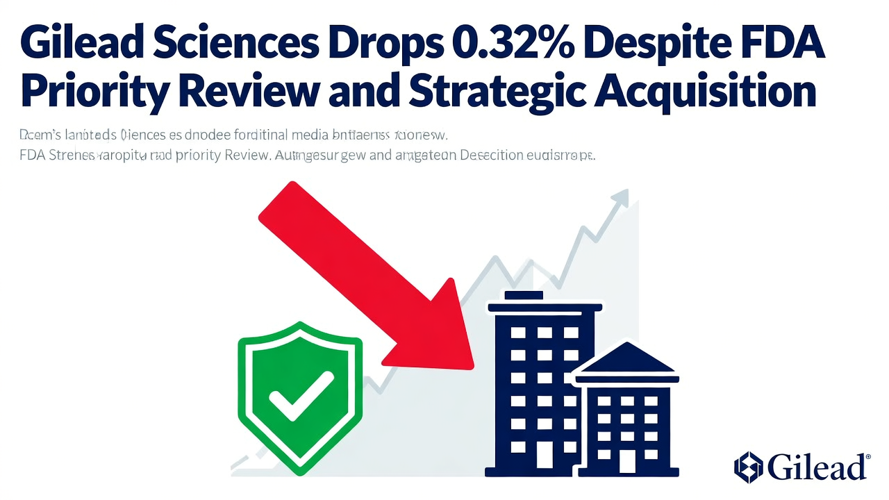 Gilead Sciences Drops 0.32% Despite FDA Priority Review and Strategic Acquisition