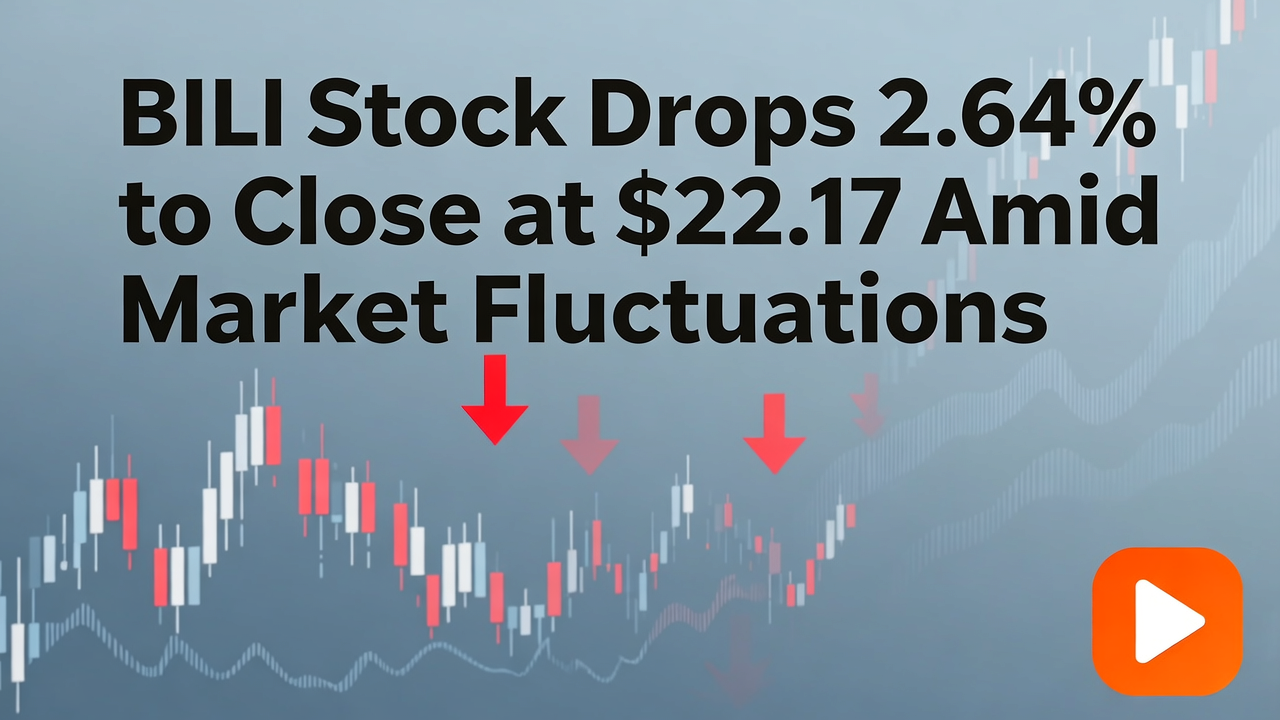 BILI Stock Drops 2.64% to Close at $22.17 Amid Market Fluctuations