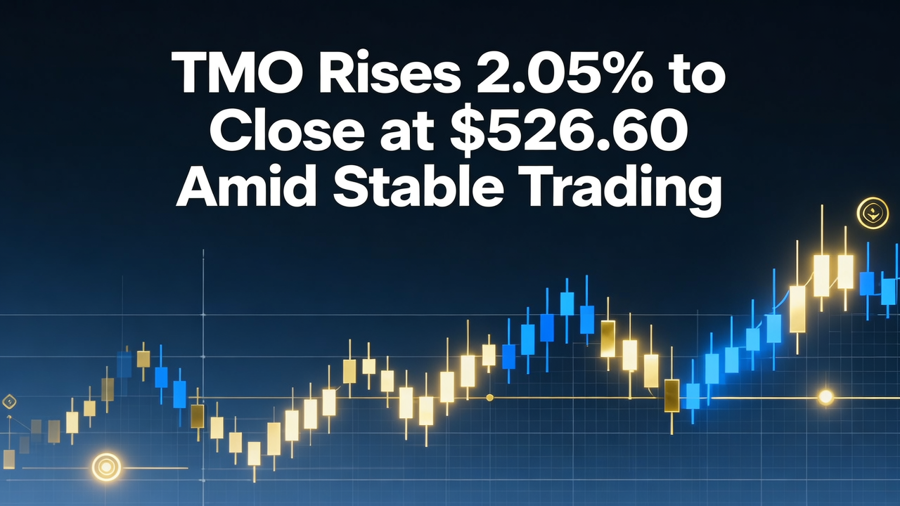 TMO Rises 2.05% to Close at $526.60 Amid Stable Trading