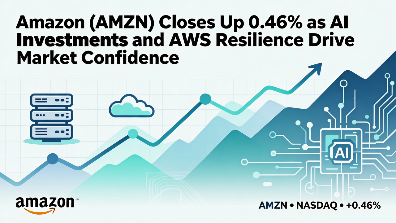 Amazon (AMZN) Closes Up 0.46% as AI Investments and AWS Resilience Drive Market Confidence