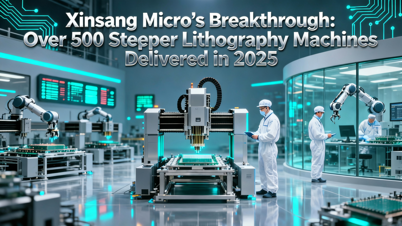 Xinsang Micro's Breakthrough: Over 500 Stepper Lithography Machines Delivered in 2025