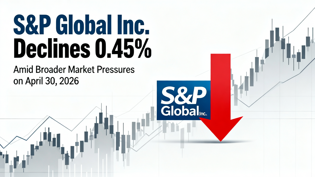 S&P Global Inc. Declines 0.45% Amid Broader Market Pressures on April 30, 2026